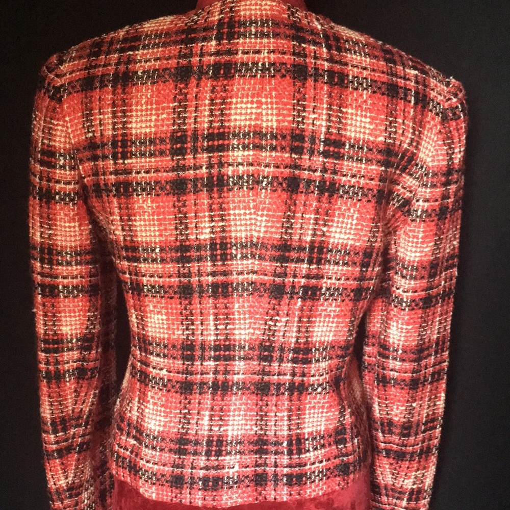 Rena Rowan Plaid Tweed Jacket - Picture 13 of 16